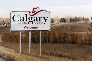 Calgary service area map